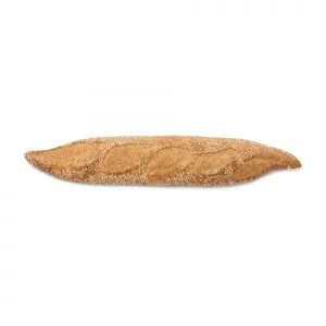 Whole wheat and sesame baguette