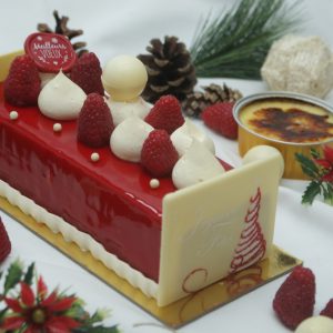 Crème brulée raspberry